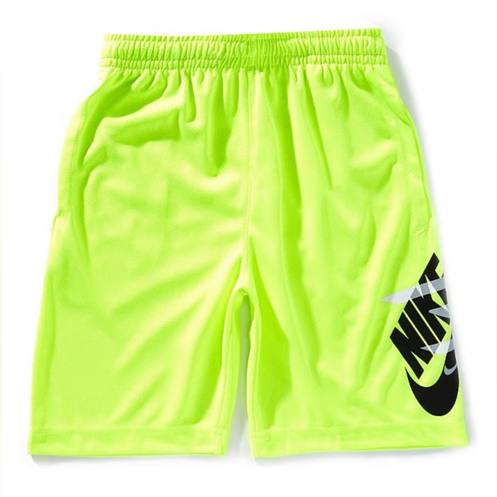 Nike Youth Bright Yellow Sports Shorts